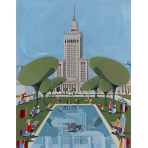 Damian Lisiewski (b. 1992), Among the Urban Greenery, 2026