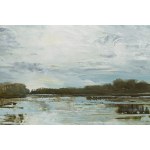 Jagoda Kaczmarczyk-Hudzik (b. 1966, Krakow), Vistula Landscape CXXIII, 2025.