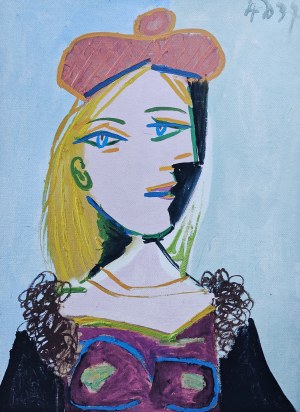 Pablo Picasso (1881-1973), Marie Therese w pomarańczowym berecie