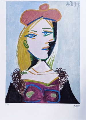 Pablo Picasso (1881-1973), Marie Therese w pomarańczowym berecie