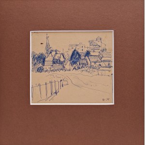 Henry Hayden (1883-1970), Village of Mareuil on the Ourcq River, 1950
