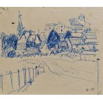 Henry Hayden (1883-1970), Village of Mareuil on the Ourcq River, 1950