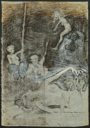 Jan Lebenstein (1930-1999), Kuszenie Św. Antoniego