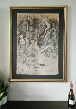 Jan Lebenstein (1930-1999), Kuszenie Św. Antoniego
