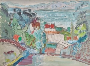Michel Kikoine (1892-1968), Pejzaż nadmorski
