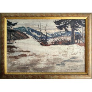 Alfred Swieykowski (1869-1953), Landscape from Upper Savoy