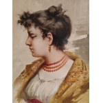 Artist unrecognized, Portrait of a young woman, early 20th century.