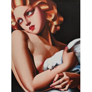 Tamara Lempicka (1898-1980), Woman with a pigeon