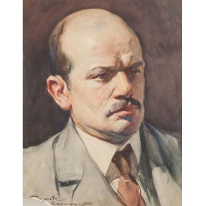Stanisław JANOWSKI (1866-1942), Portret Mec. Bednarskiego we Lwowie, 1920