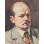 Stanisław JANOWSKI (1866-1942), Portret Mec. Bednarskiego we Lwowie, 1920