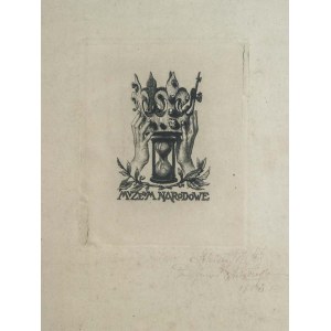 Ignacy ŁOPIEŃSKI (1865-1941), Exlibris of the NATIONAL MUSEUM in Krakow, 1903.