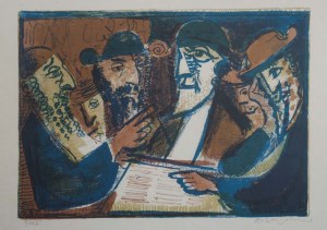 Lennart ROSENSOHN (1918 - 1994), Żydzi studiujący Torę, ok. 1960
