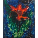 Werner MESCHEDE (1925-1981), Fire flower, (amaryllis) circa 1965.