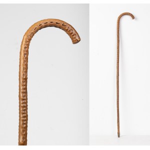 European workshop, 19th/20th century, Shepherd's staff, circa 1880.