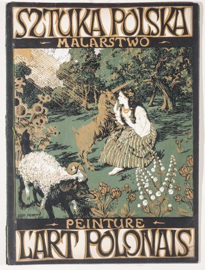 Józef MEHOFFER (1869-1946), Sztuka Polska - okładka do zeszytu V monografii malarstwa polskiego