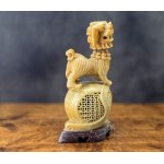 Foo Dog - stará čínska socha z mydlovca , mydlovec