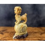 Foo Dog - stará čínska socha z mydlovca , mydlovec