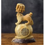 Foo Dog - stará čínska socha z mydlovca , mydlovec