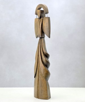 Ján Babenský, Kubistyczna drewniana figura anioła - Słowacja II poł. XX w.