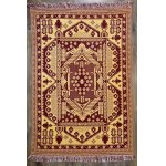 Podlasie kilim , bedspread handwoven wool - 1970s