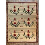 Kilim, Art Deco period - Gliniany near Lviv, Poland 1930s [ Zofia Stryjeńska ].