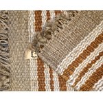 Hemp jute rug - anti-allergenic - India 2nd half of 20th century