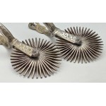 Pair of decorative brass spurs - South America - Chille, 20th century