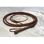 Leather hand-braided whip - collectible replica [ Indiana Jones ].