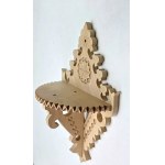 Zakopane style shelf - Millennium -Krakow 1980s