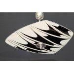Designer glass lamp Napako - umbrella type 1970s Czechoslovakia
