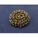 Vintage brooch - Jablonex slides in the form of a flower - 1960s