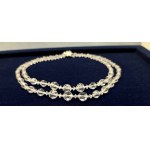 Necklace of faceted mountain crystals early 20th century.