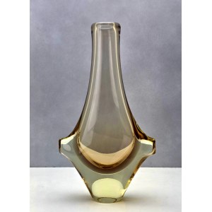 M. Klinger Glass vase Železný Brod - 1960s.