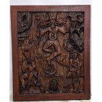 Großes Holzrelief - Räubertanz - [PODHALAŃ ART]].