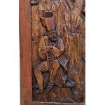 Großes Holzrelief - Räubertanz - [PODHALAŃ ART]].