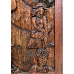 Großes Holzrelief - Räubertanz - [PODHALAŃ ART]].