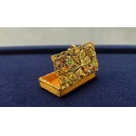 Filigree quill with dragonfly - Czechoslovakia and mid-20th century.