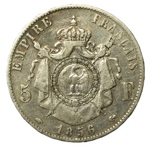 France, Napoleon III, 5 francs 1856, Paris (179)