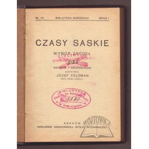 Saské časy. Výběr pramenů.