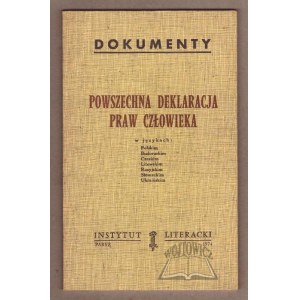 POWSZECHNA deklaracja praw człowieka.