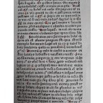 Incunabula card, circa 1470, folio (40.2 x 28.5 cm)