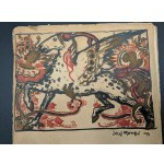 CHIMERA VOLUME VII. SET 19. 1904. LITHOGRAPH BY JOZEF MEHOFFER/ EDWARD OKUŃ [DURER, NORWID, WYSPIAŃSKI, LEŚMIAN, BAUDELAIRE, RIMBAUD, SIEDLECKI, MICIŃSKI ].