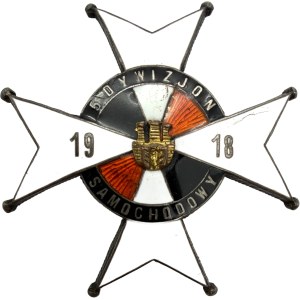 DISTINTIVO DA UFFICIALE DELLA 5A DIVISIONE AUTOMOBILISTICA - ARGENTO