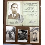 II FIGHTER AVIATION REGIMENT - KRAKOW - ALBUM - REGIMENTAL BADGE WITH ID CARD - REGIMENTAL BADGE