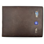 II FIGHTER AVIATION REGIMENT - KRAKOW - ALBUM - REGIMENTAL BADGE WITH ID CARD - REGIMENTAL BADGE