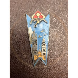 II FIGHTER AVIATION REGIMENT - KRAKOW - ALBUM - REGIMENTAL BADGE WITH ID CARD - REGIMENTAL BADGE