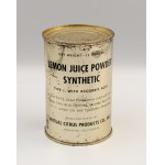 LEMON JUICE POWDER SYNTHETIC - U.S.A. WWII