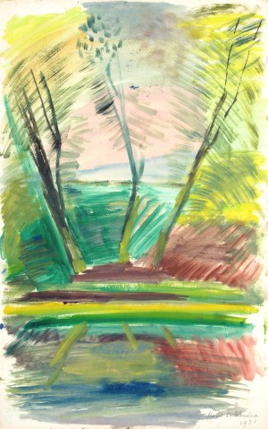 Zdzisław (CYAN) CYANKIEWICZ (1912-1981), Pejzaż, 1952
