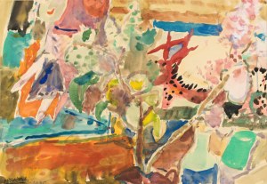 Kazimierz PODSADECKI (1904-1970), Pejzaż abstrakcyjny, 1965