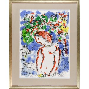 Marc CHAGALL (1887 - 1985), Woman in a garden, 1972